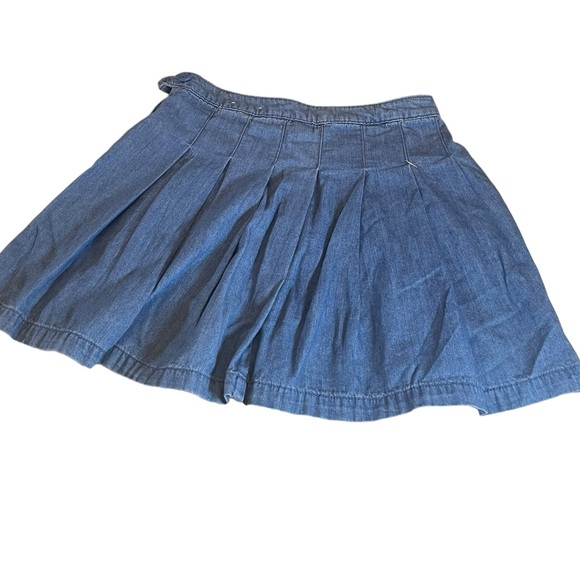 AMERICAN EAGLE OUTFITTERS SIZE 2 BLUE PLEATED MINI SKIRT - Picture 12 of 14